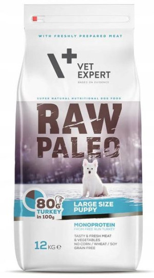VetExpert Raw Paleo Large Size Puppy 12 kg