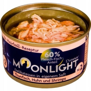 Moonlight Dinner nr 2 Tuńczyk, kura, krewetki 80 g