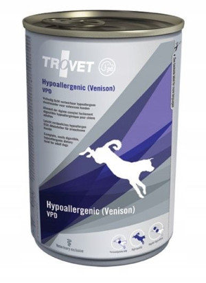 Trovet VPD Hypoallergenic Venison Dziczyzna 400 g