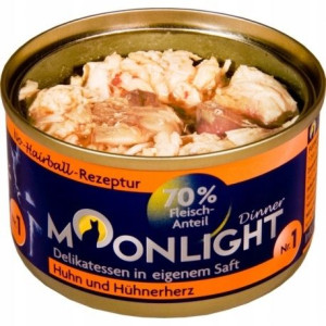 Moonlight Dinner nr 1 Kurczak i Serca Kurczaka 80g