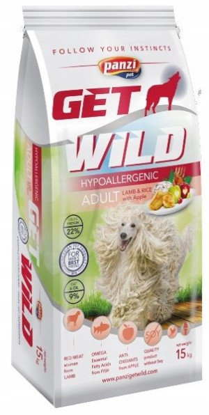 GetWild Hypoallergenic Lamb 15 kg SUPER CENA