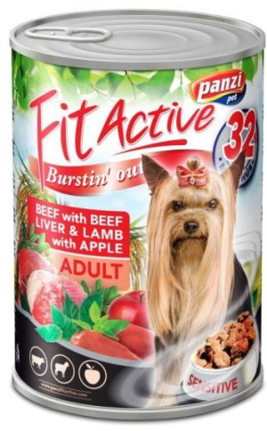 Fit Active Dog Adult puszka 415 g - Wołowina