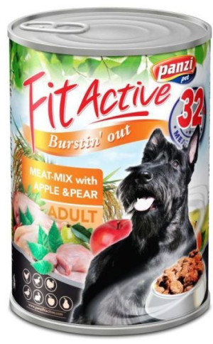 Fit Active Dog Adult puszka 415 g - Mix Mięsny