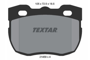 TEXTAR 2145901 Zestaw klocków hamulcowych, hamulce