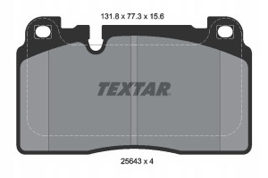 TEXTAR 2564302 Zestaw klocków hamulcowych, hamulce