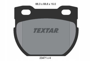 TEXTAR 2347101 Zestaw klocków hamulcowych, hamulce