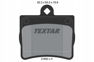 TEXTAR 2190003 Zestaw klocków hamulcowych, hamulce