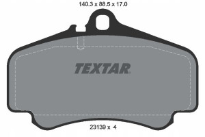 TEXTAR 2313901 Zestaw klocków hamulcowych, hamulce