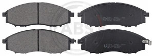 A.B.S. 37541 Zestaw klocków hamulcowych, hamulce t
