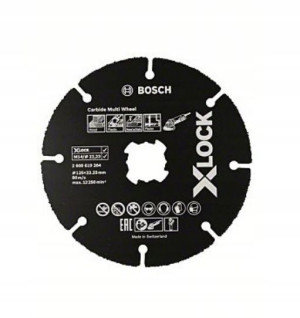 Tarcza Tnąca X-lock Carbide 125*1*22.23 10sz Bosch