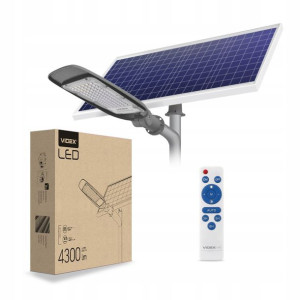 Solarna Lampa Uliczna + Pilot 150W - Neutralny Bia