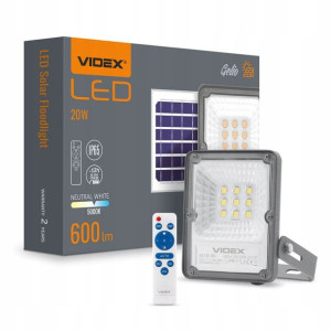 Naświetlacz solarny LED FLOOD SOLAR GELIO 20W + Pi