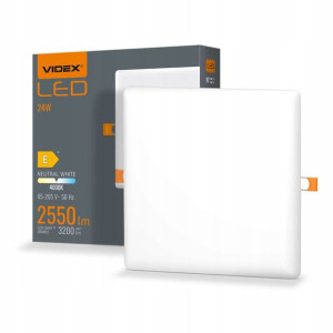 VIDEX Bezramowa Oprawa LED DOWNLIGHT 24W 2550lm