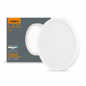 VIDEX Oprawa LED DOWNLIGHT 24W 2000lm Neutralny