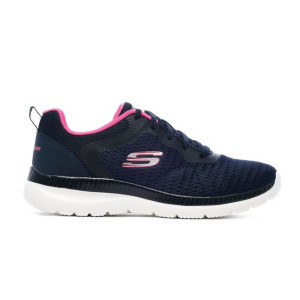Buty granatowe Skechers BOUNTIFUL - QUICK PA 12607-NVHP 39