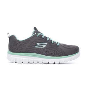Buty szare Skechers GRACEFUL-GET CONNECT 12615W-CCGR 37