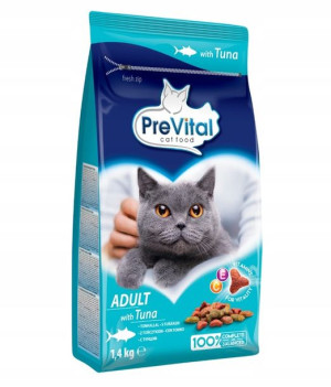 Prevital Sucha Karma dla Kotów z Tuńczykiem 1,4 kg