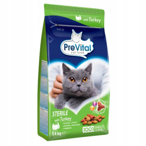Prevital Sterile Karma dla Kotów z Indykiem 1,4kg