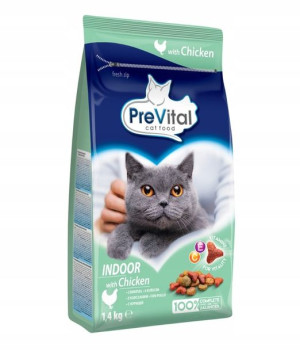 Prevital Indoor Sucha Karma dla Kota Kurczak 1,4kg