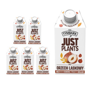 Tymbark Just Plants Napój Orzech Laskowy 6x500ml