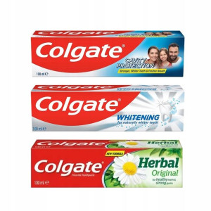 Colgate Pasta Do Zębów Zestaw Mix 3 x 100ml