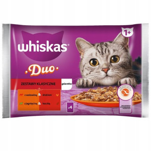 Whiskas Duo Karma Saszetk Klasyczne Smaki 13x4*85g