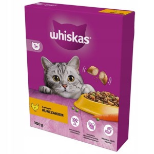 Whiskas Adult Karma Sucha Kurczak 300g