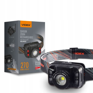 Mocna Latarka Czołowa Czołówka LED USB 270Lm