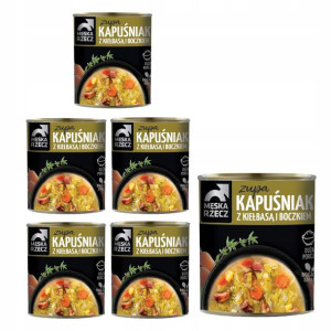 Męska Rzecz Zupa Kapuśniak Kiełbasa Boczek 6 x810g