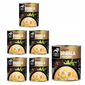 Męska Rzecz Zupa Drwala Z Pulpetami 6 x 830g