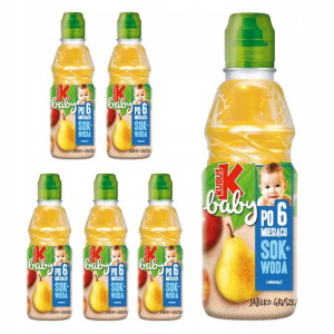 Kubuś Baby Sok Dla Dzieci Jabłko Gruszka 300ml x 6