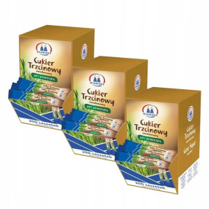 Cukier Trzcinowy DryDemerara w Saszetka 3 x 200*5g