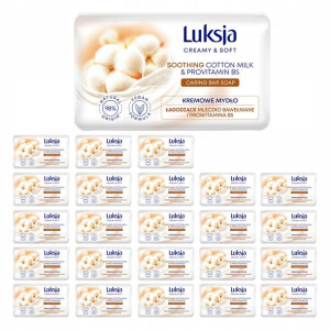 Luksja Mydło W Kostce Bawełna Prowitamina 24 x 90g