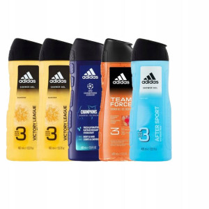 Adidas Men Żel Pod Prysznic Zestaw 5 x 400ml
