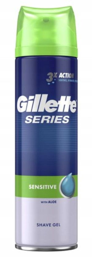 Gillette Żel Do Golenia Sensitive Aloes 200ml