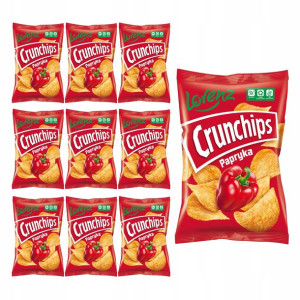Chipsy Crunchips Papryka 140g x 10szt