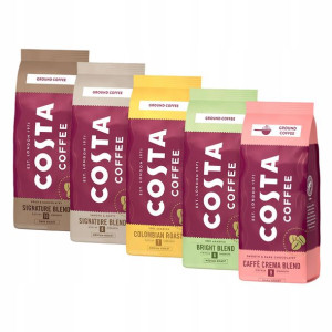 Kawa Costa Coffee Mielona Zestaw 5 x 200g