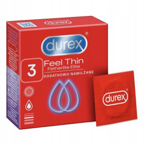 Durex Prezerwatywy Fetherlite Elite Cienkie 3 szt