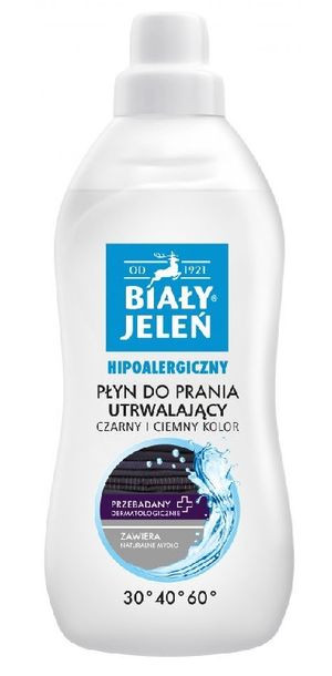 Biały Jeleń Płyn do Prania Czarny Ciemny Kolor 1L
