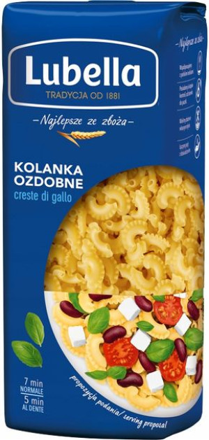 Lubella Eliche Makaron Kolanka Ozdobne 400g