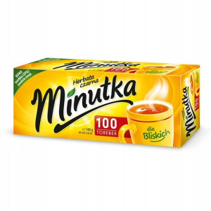 Herbata Minutka Czarna Exp 100 torebek