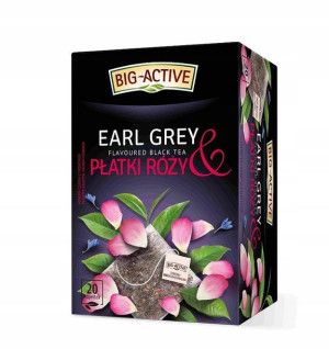Herbata Czarna Earl Grey Płat Róży Ex20 Big-Active