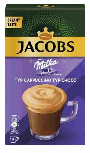 Jacobs Cappucino Choco Milka 15,8g x 8szt