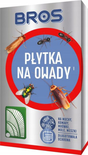 Bros Płytka Na Owady Muchy Komary Mrówki Meszki