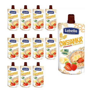 Lubella MUS Owsianka Truskawka Banan 12 x 100g