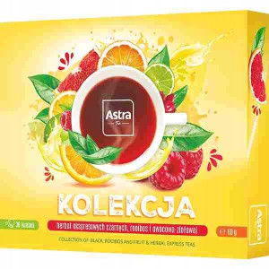 Astra Kolekcja Smaków Herbata Czarna, Owocowa Ex36