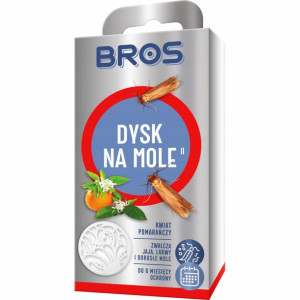 Bros Dysk Na Mole Ubraniowe Kwiat Pomarańczowy
