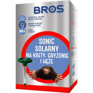 Bros Sonic Solarny na Krety Nornice Myszy