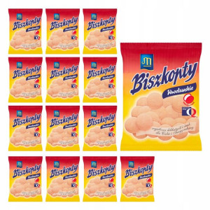 Ciastka Biszkopty Wrocławskie Mamut 14 x 120g