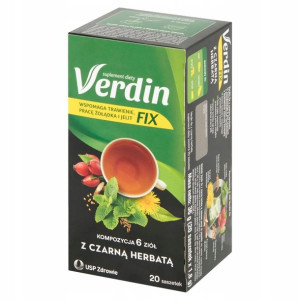 Verdin Fix Na Trawienie Z Czarną Herbatą E20
